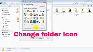 How to change pictures into icons for folders/How Folder icon to Change in Windows 7 /8.1/10