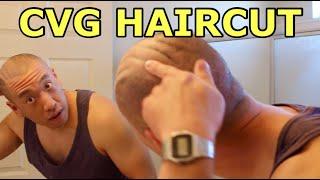 How I shave my head with CVG (head wrinkles)