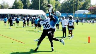 Lots of Highlights DBs vs WRs RBs & TEs - Carolina Panthers Training Camp Day 14