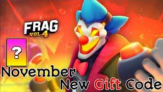 2024 November  GIFT code 100k diamonds get FREE HOLY CHEST  in #FRAG vol 4