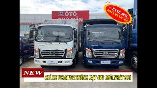 Cập nhật giá xe tải Veam 3T5 thùng 4m8 mới nhất 2021| Xe Veam 3T5 động cơ isuzu| Hỗ trợ vay 80%