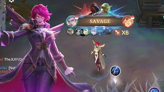 EUDORA MVP 12 KILL 5 ASSIST + SAVAGE! | SURVIVAL MODE | MOBILE LEGENDS