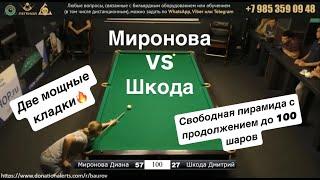 Быстрый Матч. Д. Миронова - Д. Шкода. "Свободн. пирамида с продолжением до 100ш." Legend Battle 13.