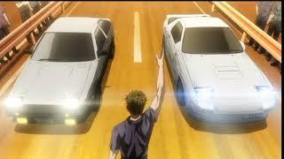 INITIAL D Takumi Fujiwara VS Ryosuke Takahashi full battle