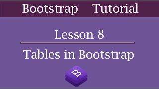 Bootstrap Tables