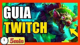 GUIA TWITCH ADC S12 | COMO JUGAR CON TWITCH 2022 - HABILIDADES, RUNAS, OBJETOS, COUNTERS Y MAS!