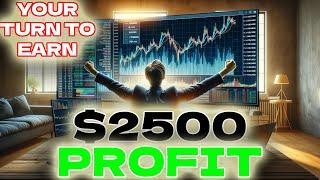 $2500 TRADE IN 10 MINUTES - EASY FOREX TRADING