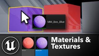 Unreal Engine 5 Beginner Tutorial Part 6: Intro to Materials & Textures