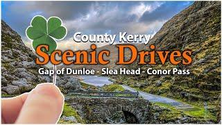 Scenic Ireland - Scenic Drives in County Kerry - Gap of Dunloe - Slea Head - Conor Pass