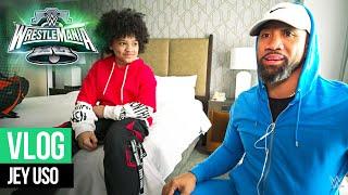 Jey Uso’s son predicts dream match: WrestleMania XL Vlog