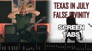 TEXAS IN JULY False Divinity Cover (SCREEN TABS)