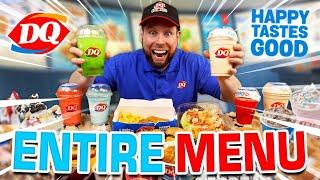 Eating the Entire Dairy Queen Menu (12,000+ Calorie Challenge)