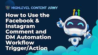 How to Use the Facebook & Instagram Comment and DM Automation Workflow Trigger and Action