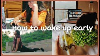 how to wake up at 6 am | how to be a morning person | how to wake up on time | withloveshivangi