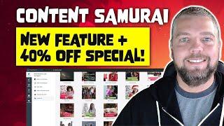 [Vidnami] Content Samurai NEW Feature + Demo + 40% Off