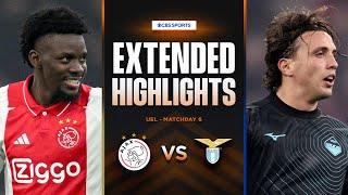 Ajax vs. Lazio: Extended Highlights | UEL League Phase MD 6 | CBS Sports Golazo - Europe