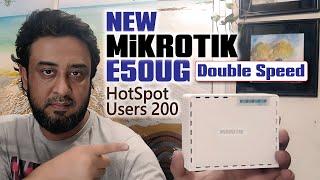 Mikrotik E50UG hEX | Double Speed | Full Review | RB750gr3 | HotSpot -200 Active Users