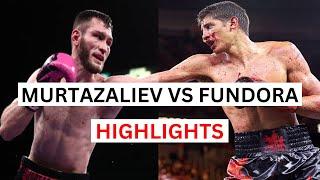 Bakhram Murtazaliev vs Sebastian Fundora Highlights & Knockouts