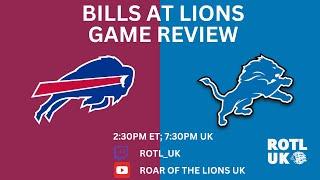 NFL Game of the Week Review - Bills at Lions | NFL 2024 Week 15