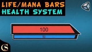 Unity Life and Mana System with UI Bars - Easy Tutorial