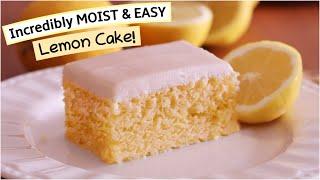 Melt In Your Mouth Lemon Cake Recipe! 