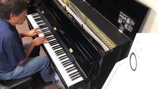 Kawai Anytime acoustic digital hybrid upright piano demo Piano Mill’s Raht playing “Try to Remember”