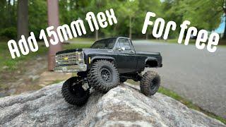 Traxxas TRX4m Free Suspension Upgrade.