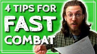 How To Make D&D COMBAT Fast & FUN!