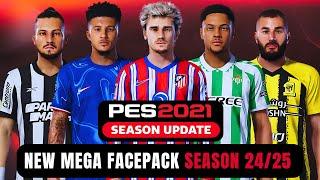 PES 2021 I Download Mega FACEPACK For SP Football Life 2025 Season 2024/25 - All Competitions