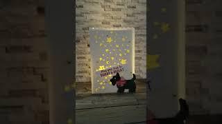 Super cute luminary with new Star Treat Bags & Christmas Scottie bundle