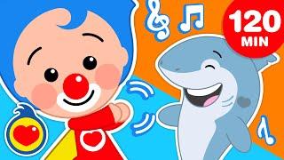 Plim Plim Shark   Y Muchas Más Canciones Infantiles para Bailar (120 Min)  Plim Plim