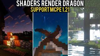 KALI INI SERIUSS‼️ BEST SHADERS UNTUK MCPE 1.21! | Shaders for Mcpe 1.21 | Support Render Dragon!!