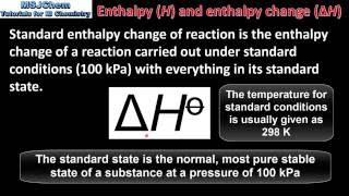 R1.1.4 Enthalpy and enthalpy change