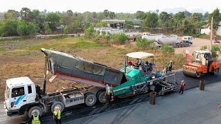 Greatest Technology for Asphalt Paving on Construction Sites -Awesome Current Road Building Machines