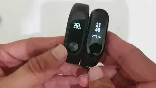 Xiaomi mi band 3 water test and comparing to mi band 2