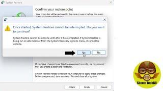 How to Restore Registry Backup Using System Restore on Windows 11