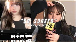 "SO SOAKED" TikTok trend edit + coloring || capcut tutorial