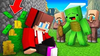 JJ Became Fake Poor to Troll Mikey in Minecraft (Maizen)