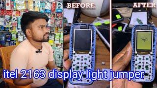 itel 2163 display light jumper #maheshmobilerepairing