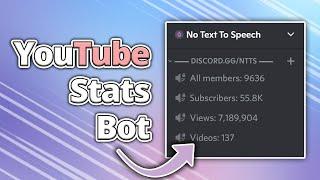 How to Set up YouTube Stats Counter on Discord