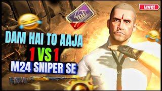  Dam Hai To Aaja 1vs1 Room me  | BGMI | Live Stream With @stg36