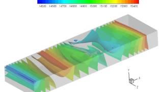 Seabed response around an object under waves