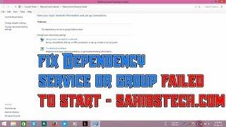 How To Fix Dependency Service Or Group Failed To Start | Windows 10/8.1/8/7
