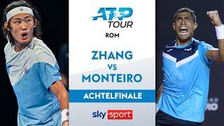 Zhang vs. Monteiro - Achtelfinale | Internazionali BNL d'Italia Rom 24 | Highlights Sky Sport Tennis