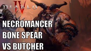 Diablo 4: Necromancer Bone Spear Build | How to Beat The Butcher