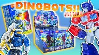 "Me not stupid. Grimlock smart" Blokees Transformers WAVE 2 MYSTERY Boxes LIVE Unboxing/Build