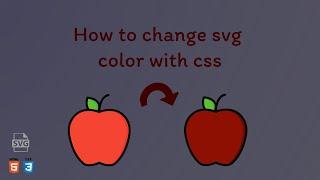 How to change svg color with css (JavaSctipt)