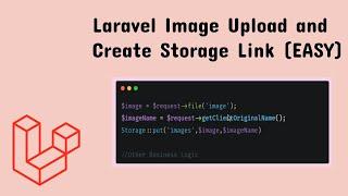 Laravel Upload Image and Create Storage Link