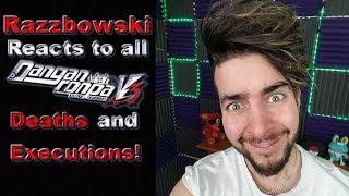 Razzbowski Reacts to all Danganronpa V3: Killing Harmony Deaths and Executions!