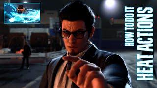 Kiryu / Joryu / Agent Style / Heat Actions / How to do it / Like a Dragon Gaiden